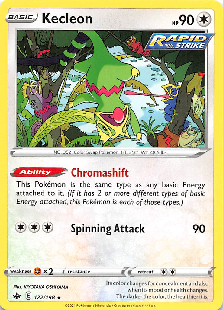 Kecleon (122/198) [Sword & Shield: Chilling Reign] Reverse Holofoil