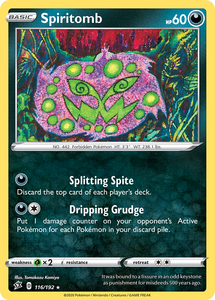 Spiritomb (116/192) [Sword & Shield: Rebel Clash] Reverse Holofoil