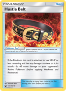 Hustle Belt (134/168) [Sun & Moon: Celestial Storm] Reverse Holofoil