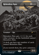 Relentless Rats (Borderless) [Secret Lair Showdown] Foil