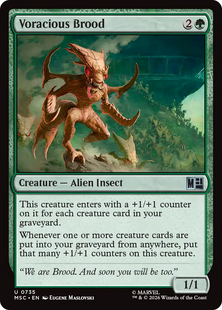 Voracious Brood [Marvel Super Heroes Commander] Foil