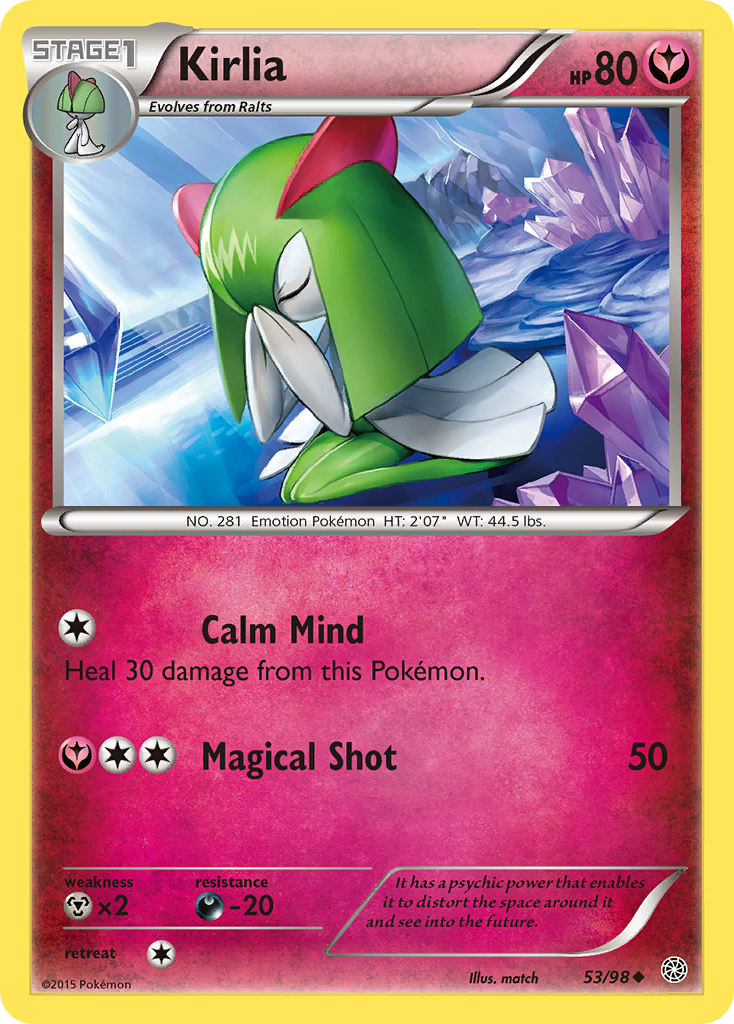 Kirlia (53/98) [XY: Ancient Origins] Reverse Holofoil