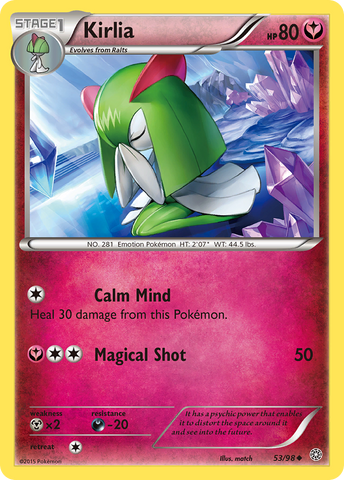 Kirlia (53/98) [XY: Ancient Origins] Reverse Holofoil