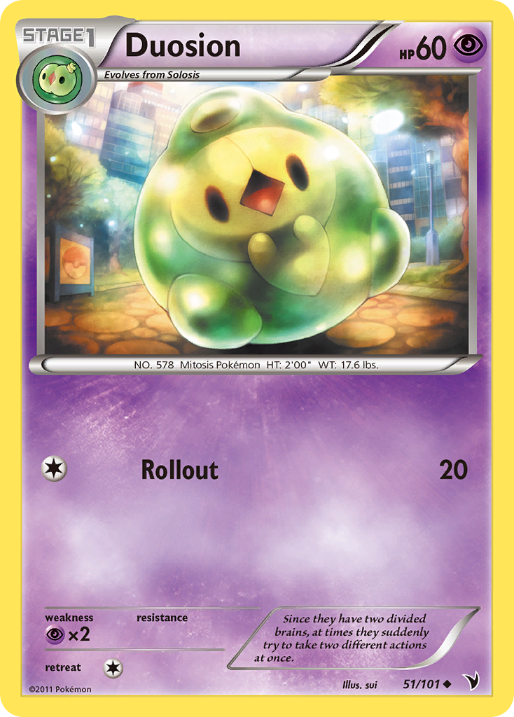 Duosion (51/101) [Black & White: Noble Victories] Reverse Holofoil