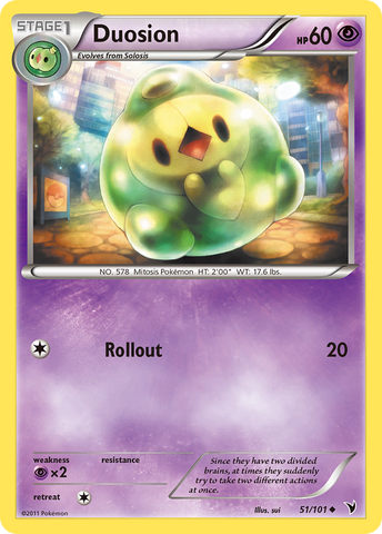Duosion (51/101) [Black & White: Noble Victories] Reverse Holofoil