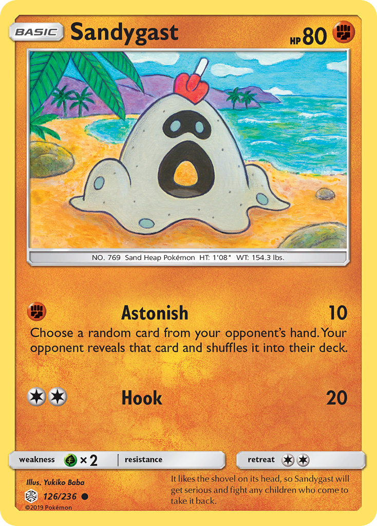 Sandygast (126/236) [Sun & Moon: Cosmic Eclipse] Reverse Holofoil