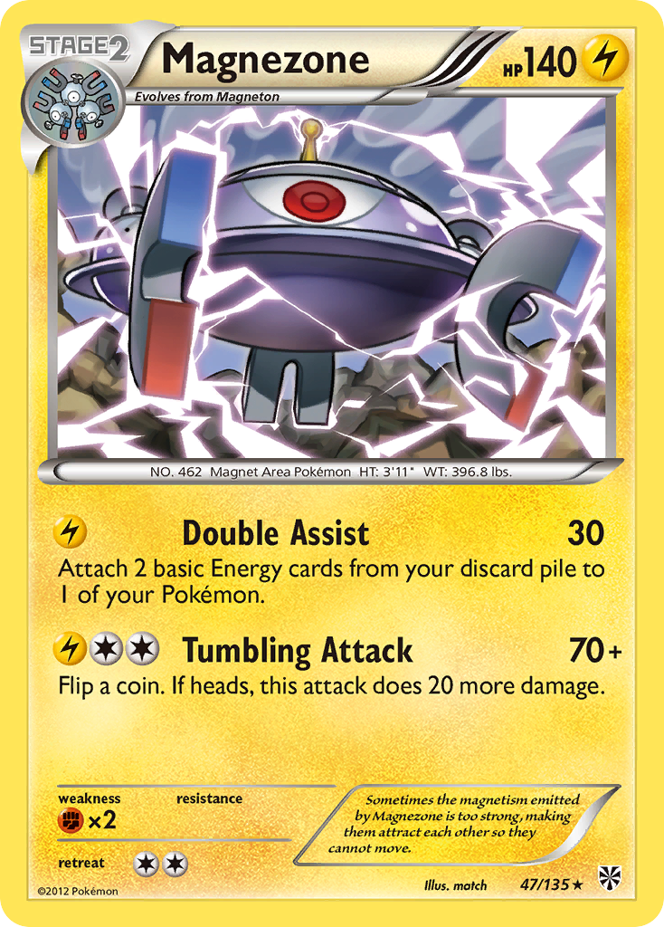 Magnezone (47/135) [Black & White: Plasma Storm] Reverse Holofoil