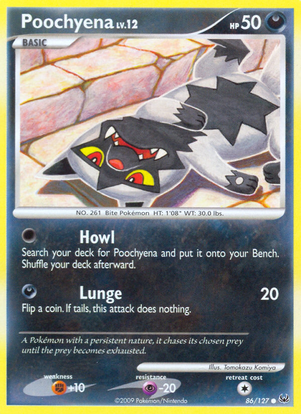 Poochyena (86/127) [Platinum: Base Set] Reverse Holofoil