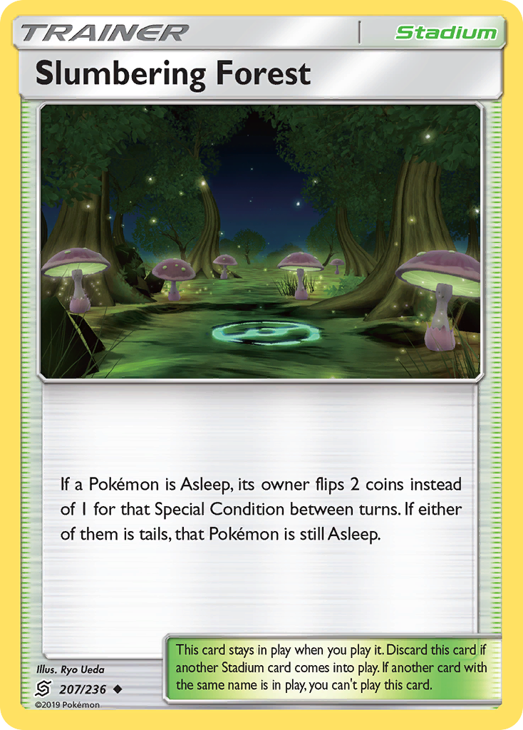 Slumbering Forest (207/236) [Sun & Moon: Unified Minds] Reverse Holofoil
