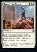 Slaughter the Strong [Commander Legends: Battle for Baldur's Gate] Foil