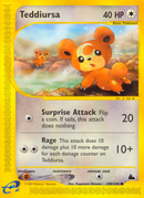 Teddiursa (109/144) [Skyridge] Reverse Holofoil