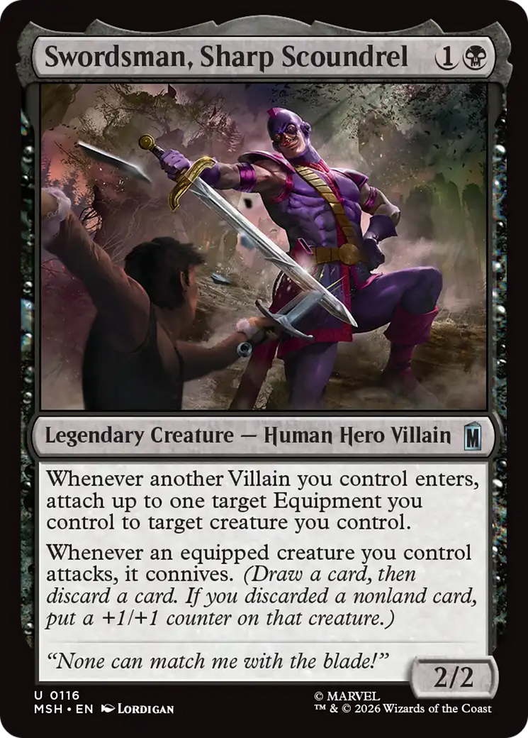 Swordsman, Sharp Scoundrel [Marvel Super Heroes] Foil