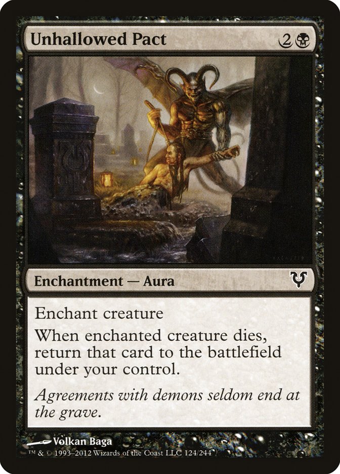 Unhallowed Pact [Avacyn Restored] Foil