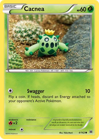 Cacnea (4/162) [XY: BREAKthrough] Reverse Holofoil