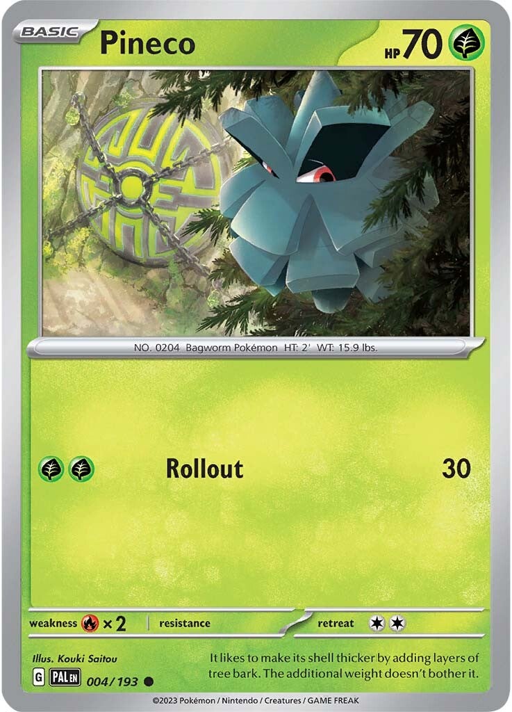 Pineco (004/193) [Scarlet & Violet: Paldea Evolved] Reverse Holofoil