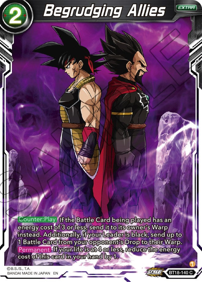 Begrudging Allies (BT18-140) [Dawn of the Z-Legends] Parallel Foil