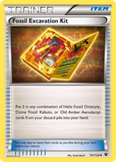 Fossil Excavation Kit (101/124) [XY: Fates Collide] Reverse Holofoil