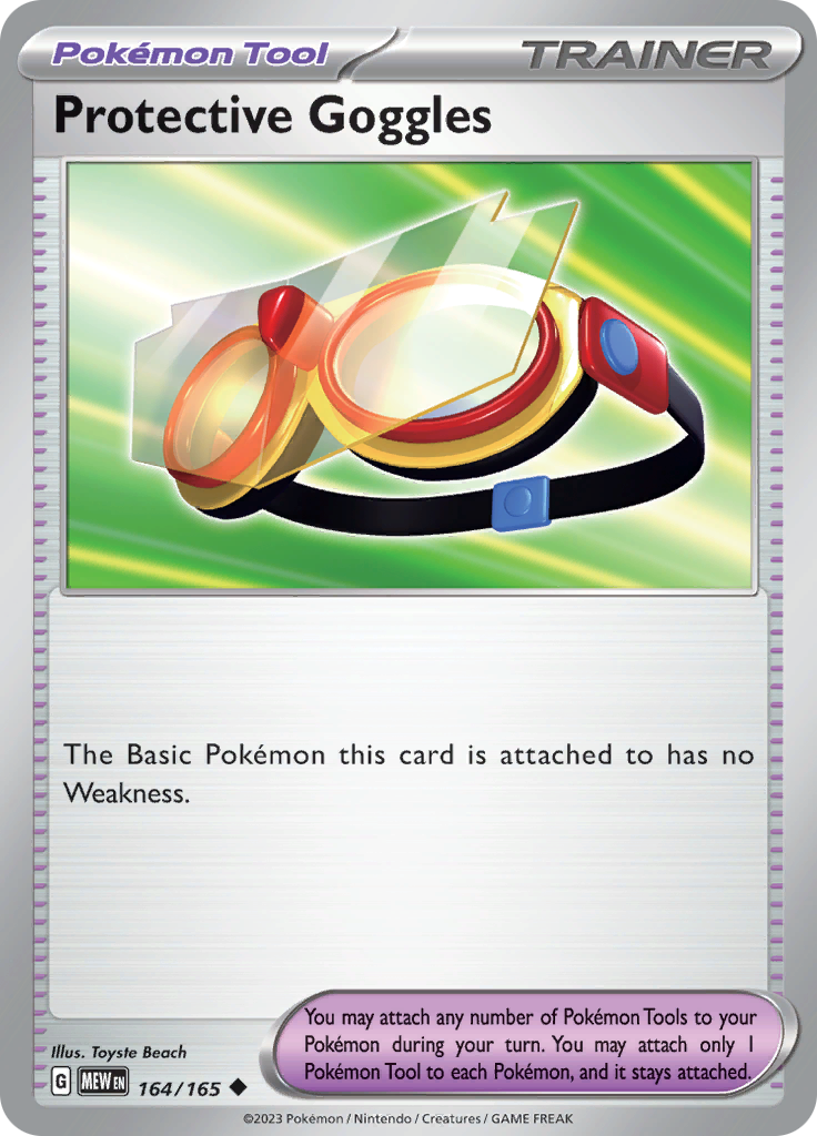 Protective Goggles (164/165) [Scarlet & Violet 151] Reverse Holofoil