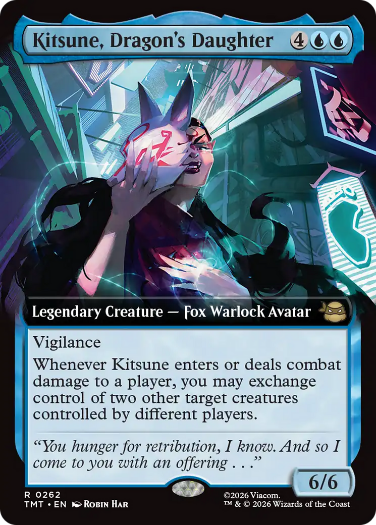 Kitsune, Dragon's Daughter (Extended Art) [Teenage Mutant Ninja Turtles] Foil