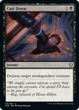 Cast Down [Commander Legends: Battle for Baldur's Gate] Foil
