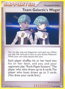 Team Galactic's Wager (115/123) [Diamond & Pearl: Mysterious Treasures] Reverse Holofoil