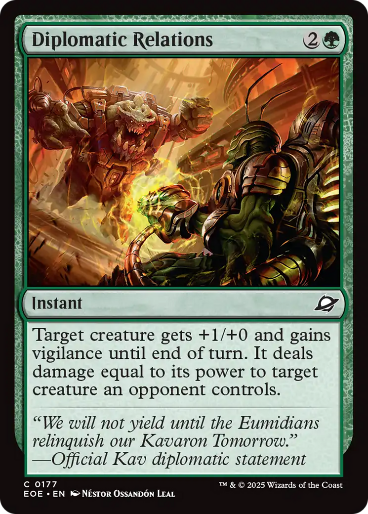 Diplomatic Relations [Edge of Eternities] Foil