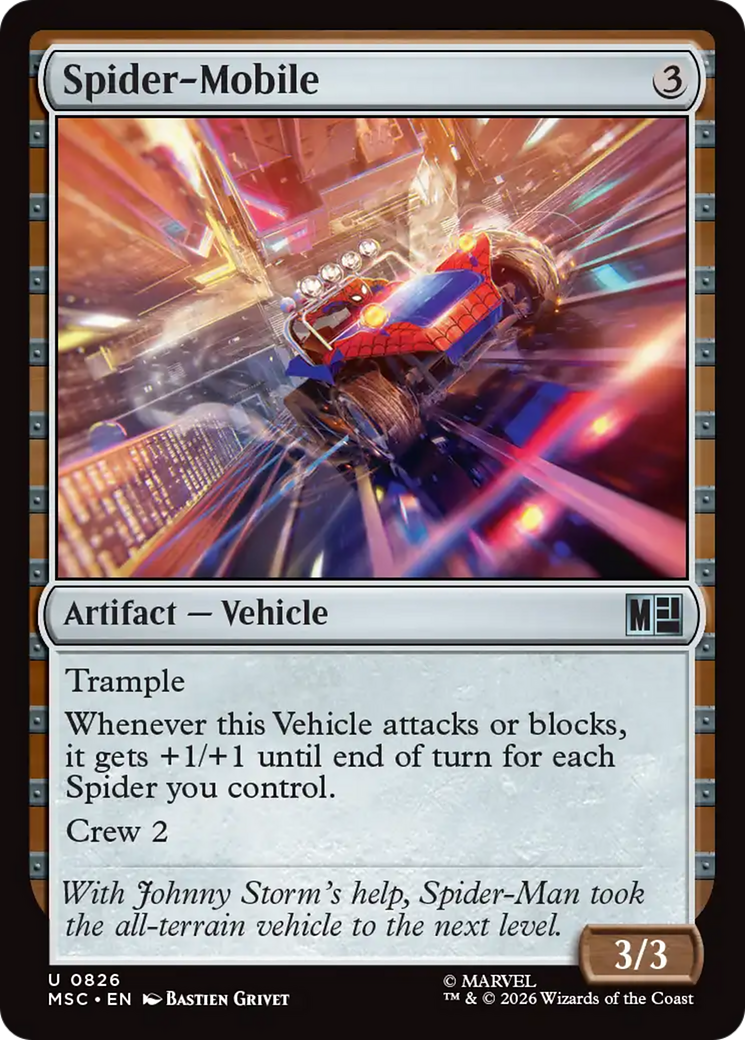 Spider-Mobile [Marvel Super Heroes Commander] Foil
