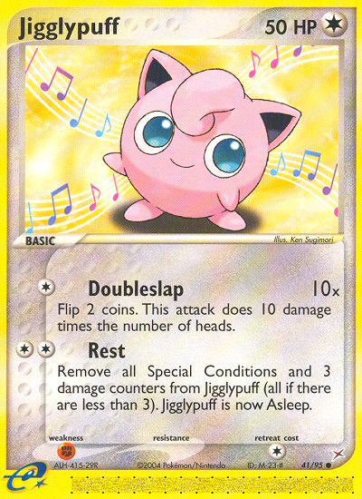 Jigglypuff (41/95) [EX: Team Magma vs Team Aqua] Reverse Holofoil