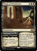 Virtue of Persistence // Locthwain Scorn (Showcase) [Wilds of Eldraine] Foil