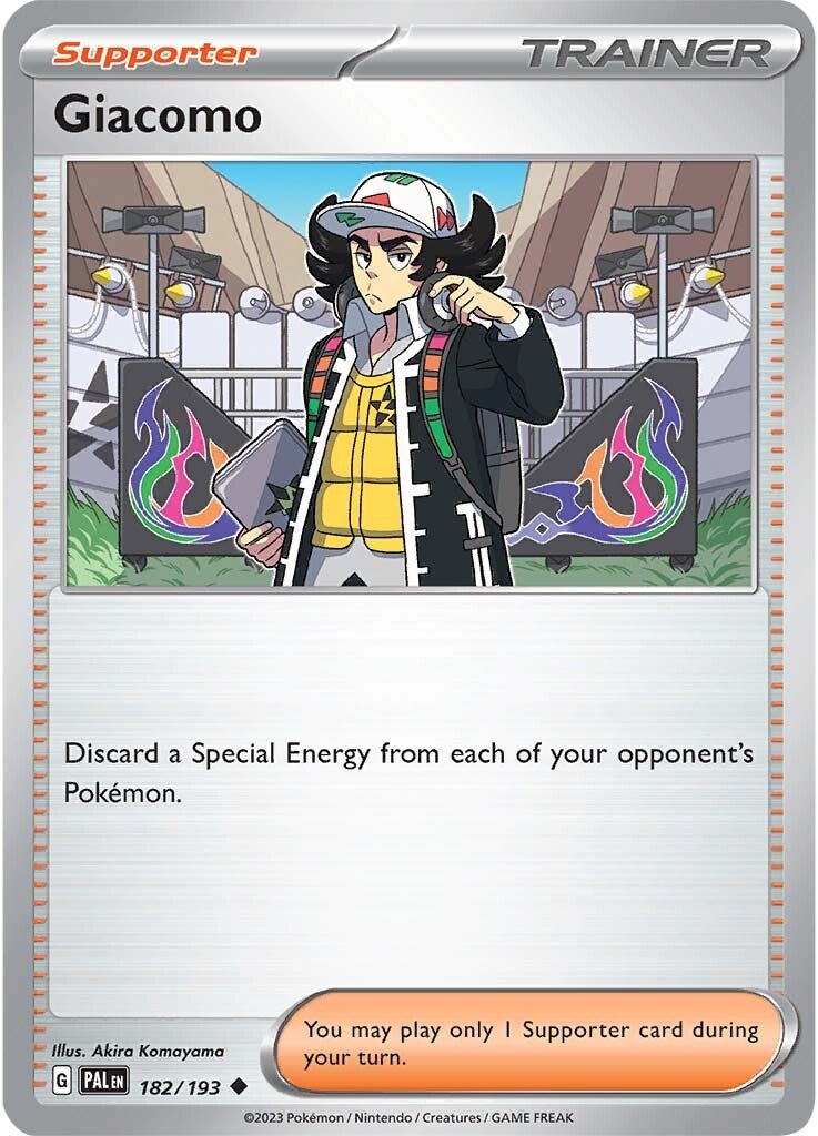 Giacomo (182/193) [Scarlet & Violet: Paldea Evolved] Reverse Holofoil