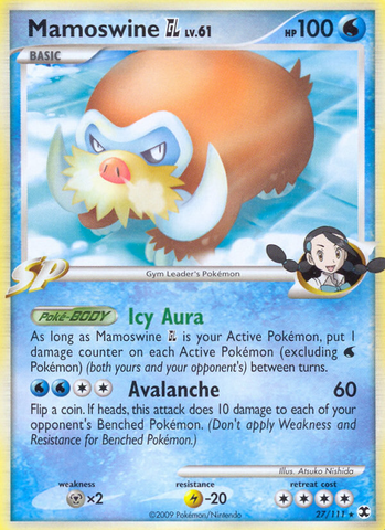 Mamoswine GL (27/111) [Platinum: Rising Rivals] Reverse Holofoil