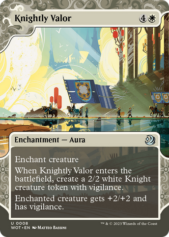 Knightly Valor [Wilds of Eldraine: Enchanting Tales] Foil