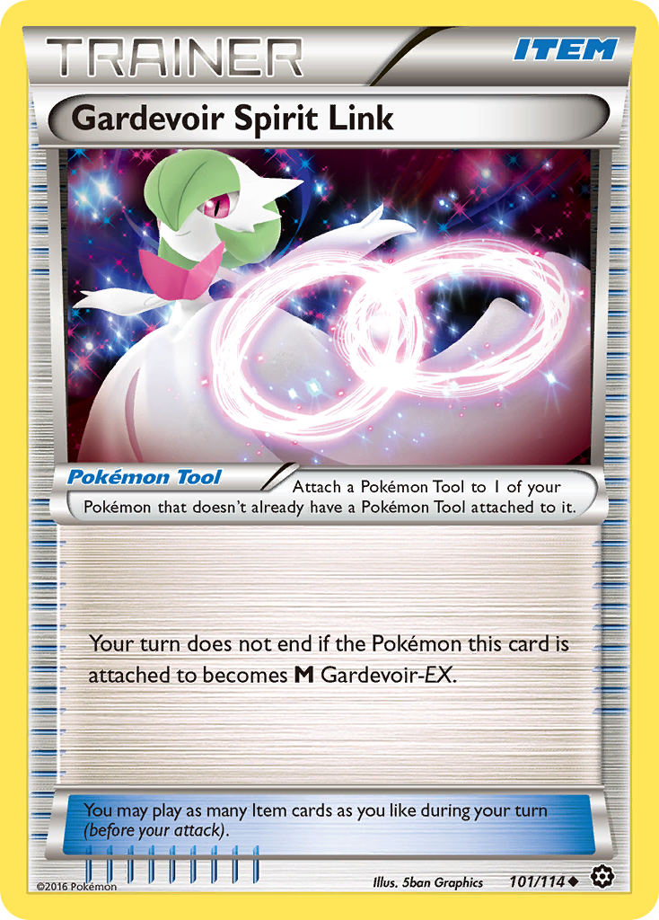 Gardevoir Spirit Link (101/114) [XY: Steam Siege] Reverse Holofoil