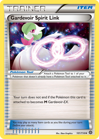 Gardevoir Spirit Link (101/114) [XY: Steam Siege] Reverse Holofoil
