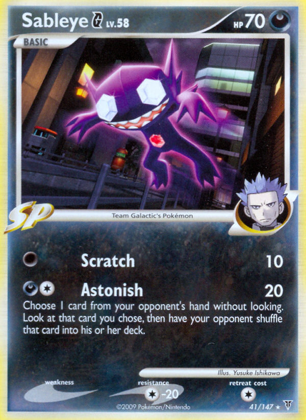 Sableye G (41/147) [Platinum: Supreme Victors] Reverse Holofoil
