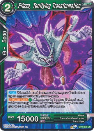 Frieza, Terrifying Transformation (BT10-073) [Rise of the Unison Warrior 2nd Edition] Parallel Foil