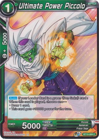Ultimate Power Piccolo (BT10-069) [Rise of the Unison Warrior] Parallel Foil
