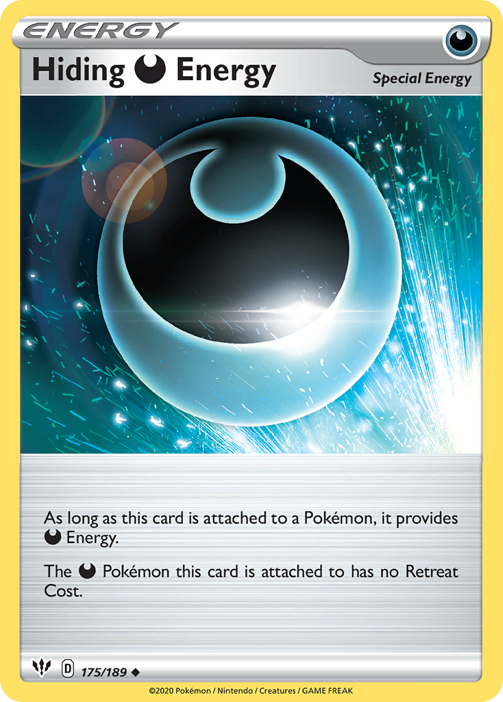 Hiding Darkness Energy (175/189) [Sword & Shield: Darkness Ablaze] Reverse Holofoil