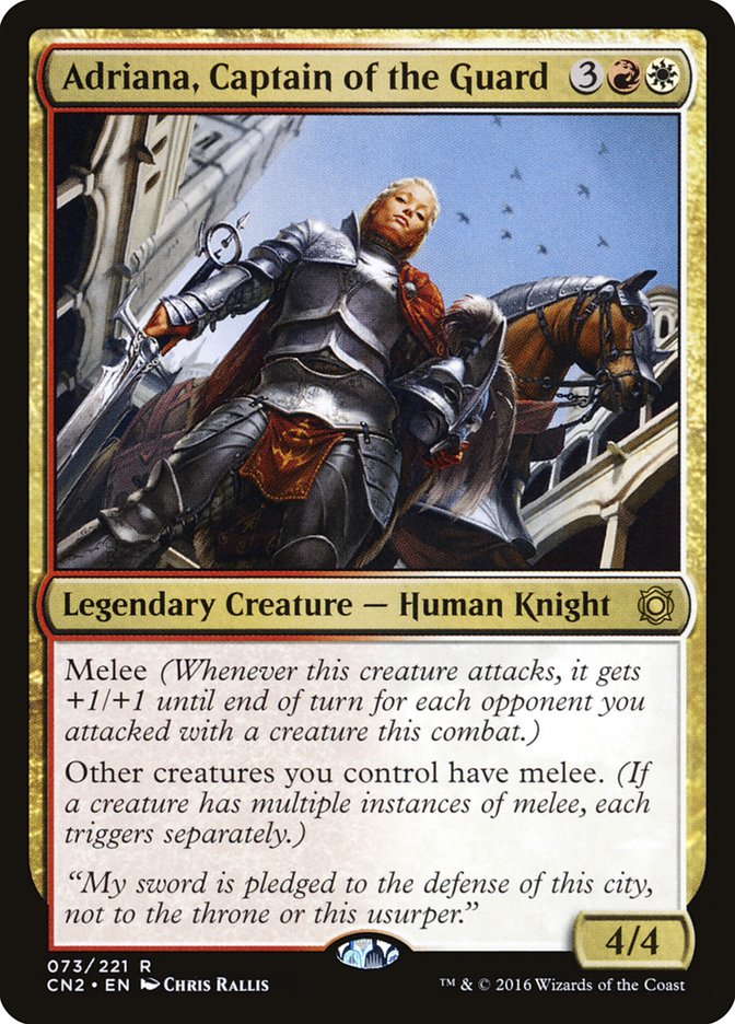 Adriana, Captain of the Guard [Conspiracy: Take the Crown] Foil