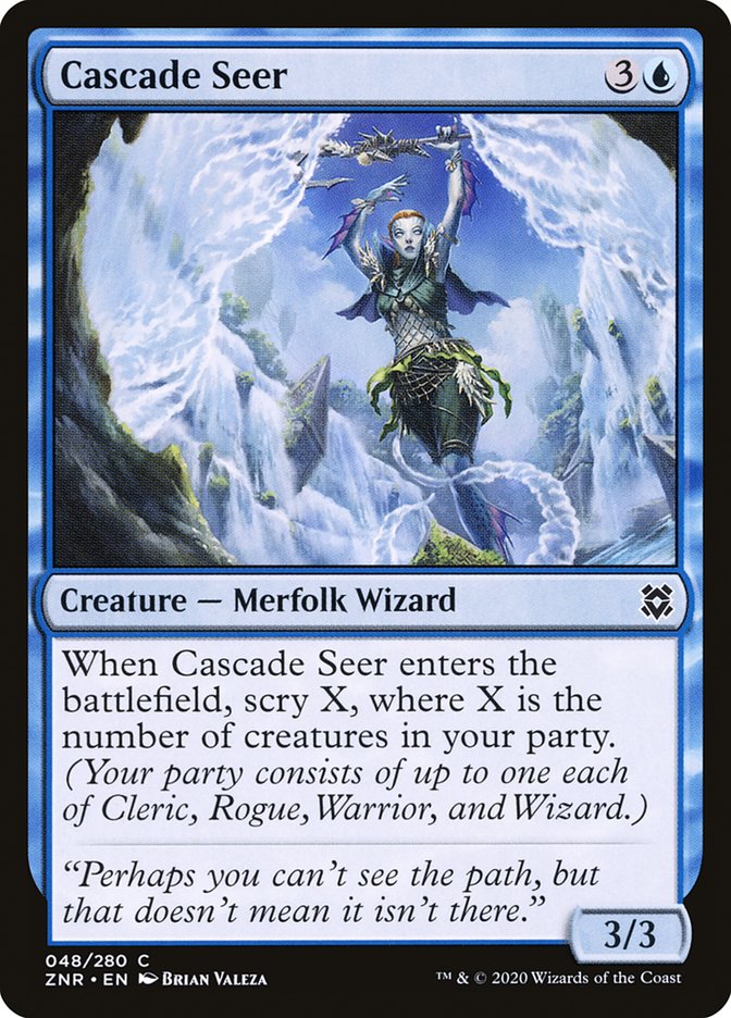 Cascade Seer [Zendikar Rising] Foil