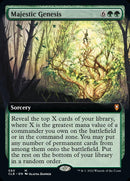 Majestic Genesis (Extended Art) [Commander Legends: Battle for Baldur's Gate] Foil