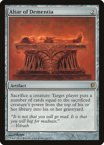 Altar of Dementia [Conspiracy] Foil