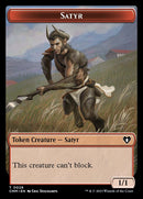 Eldrazi Scion // Satyr Double-Sided Token [Commander Masters Tokens] Foil