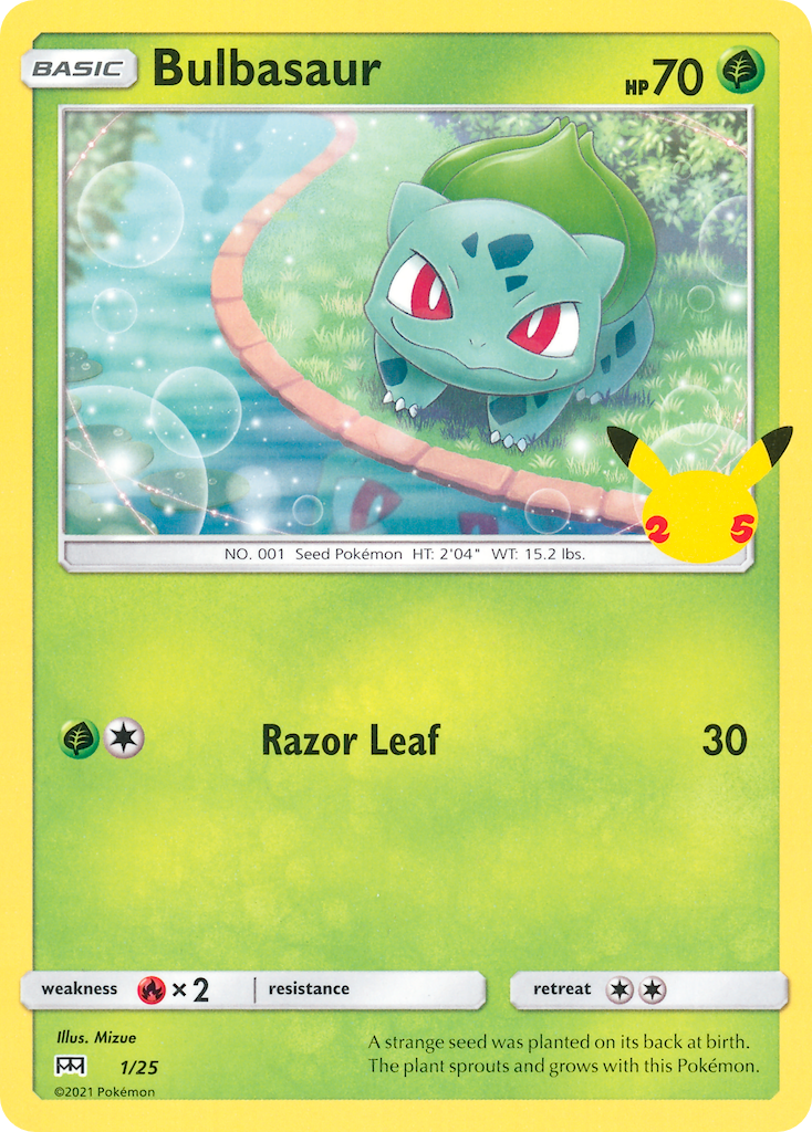 Bulbasaur (1/25) [McDonald's 25th Anniversary] Holofoil