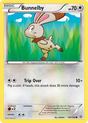 Bunnelby (120/160) [XY: Primal Clash] Reverse Holofoil