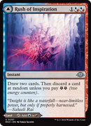 Rush of Inspiration // Crackling Falls [Modern Horizons 3] Foil