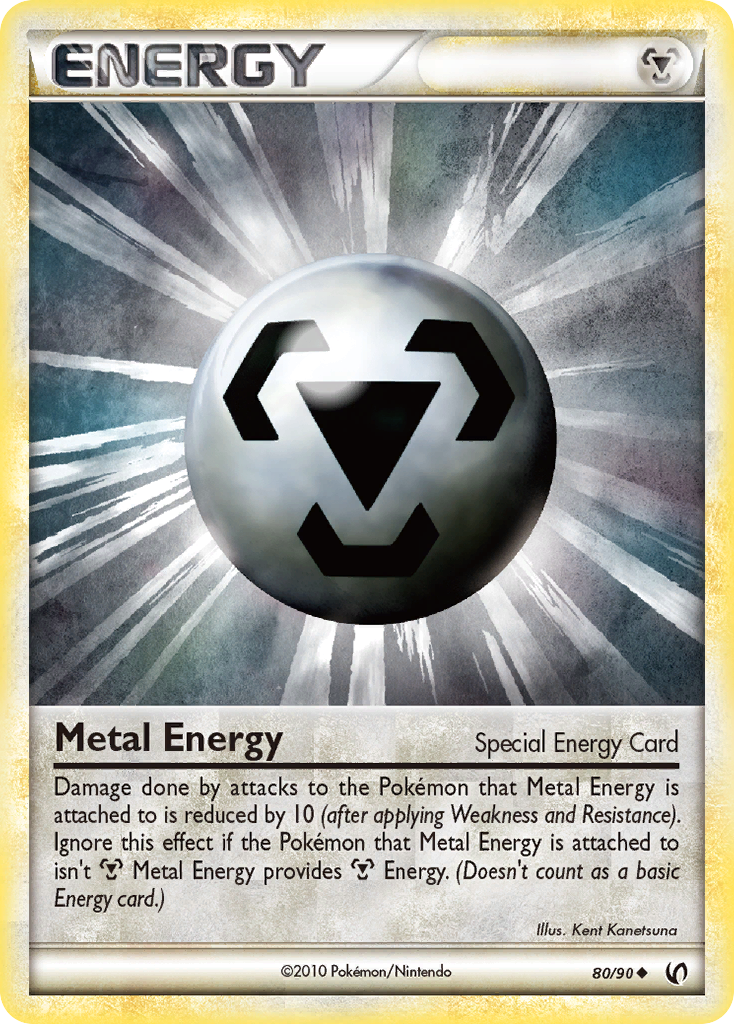 Metal Energy (80/90) [HeartGold & SoulSilver: Undaunted] Reverse Holofoil