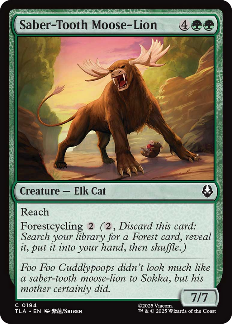 Saber-Tooth Moose-Lion [Avatar: The Last Airbender] Foil