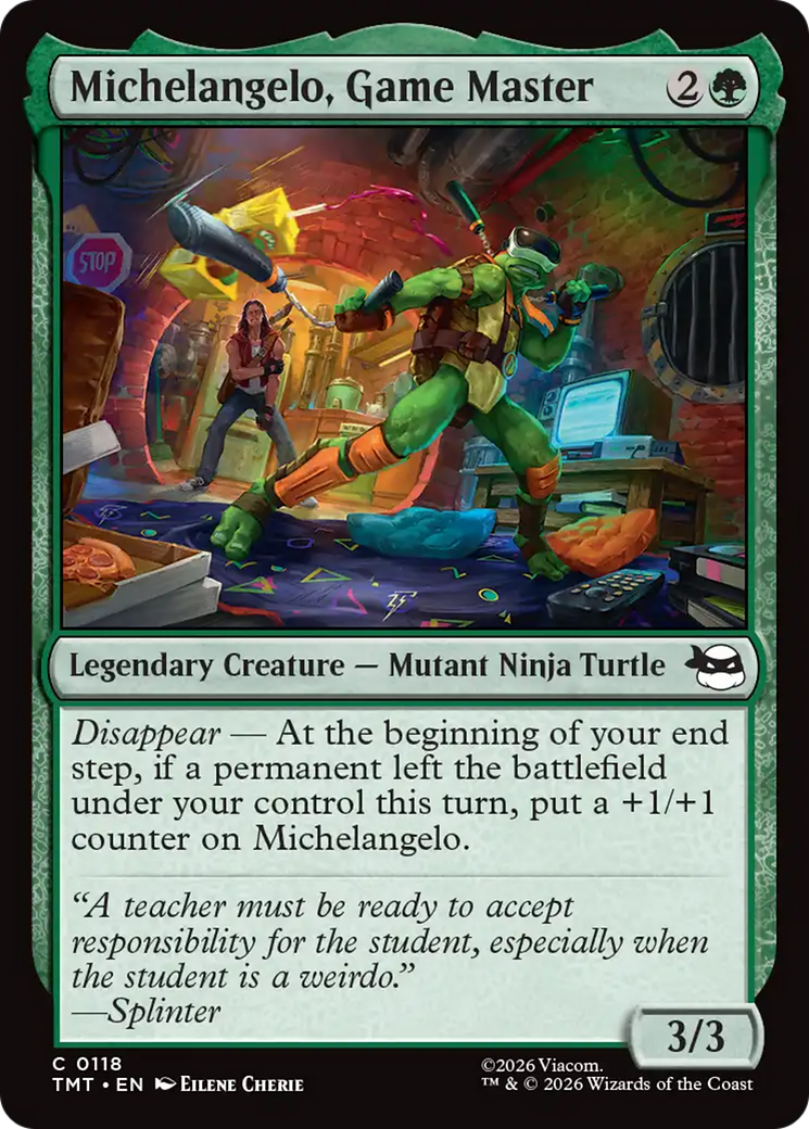 Michelangelo, Game Master [Teenage Mutant Ninja Turtles] Foil