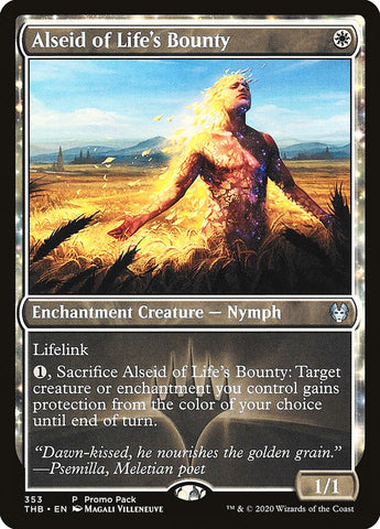 Alseid of Life's Bounty (Promo Pack) [Theros Beyond Death Promos] Foil